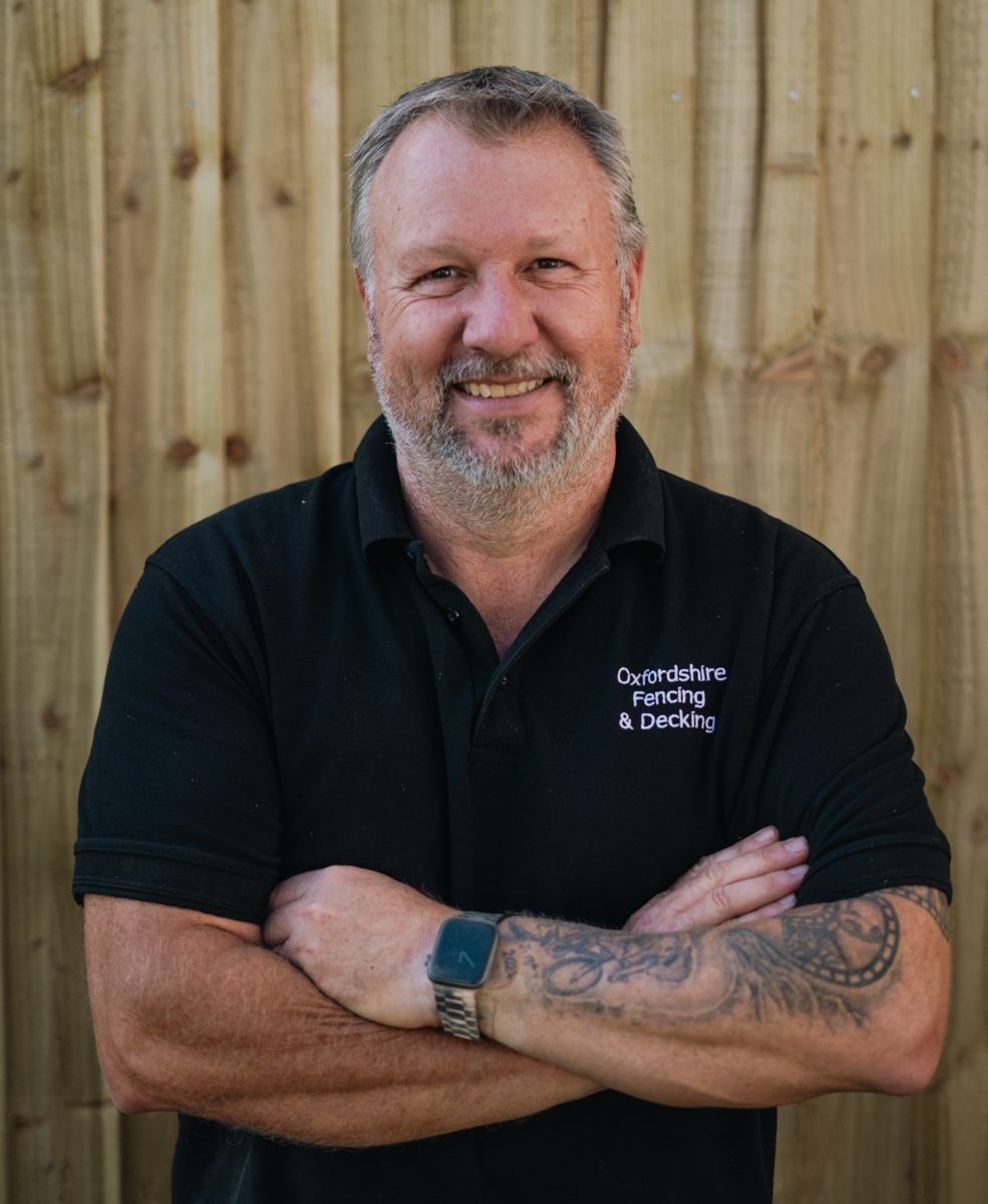 The person behind Oxfordshire Fencing and Decking